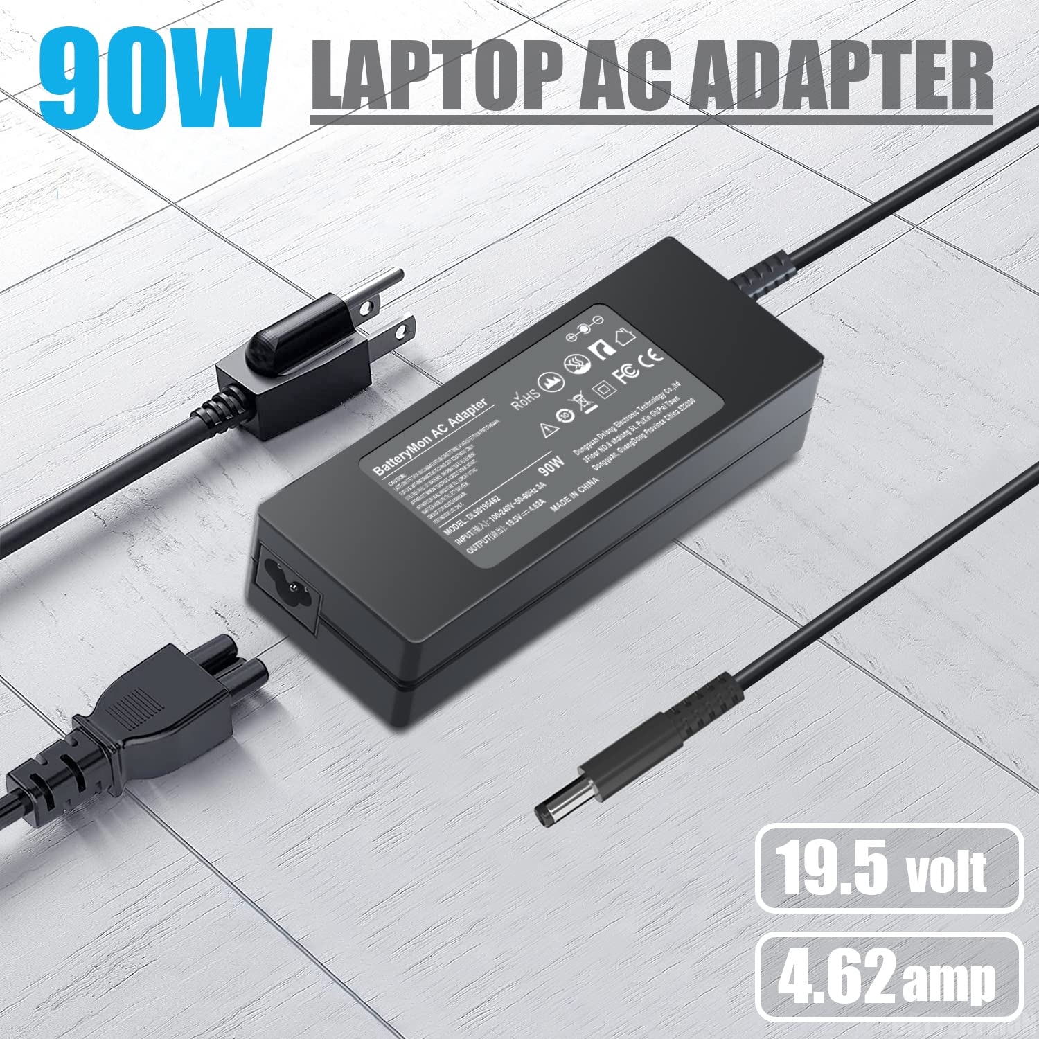 90W Optiplex Charger Compatible with Dell OptiPlex 3060 7070 7040
